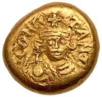 Constans II. Gold Solidus (4.15 g), 641-668 VF