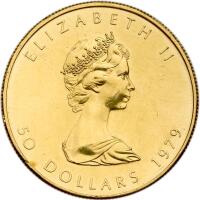 Canada. 50 Dollars Maple Leaf, 1979
