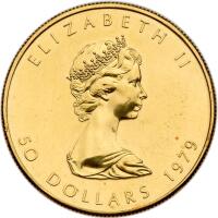 Canada. 50 Dollars Maple Leaf, 1979