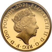 Great Britain. 100 Pounds, 2021