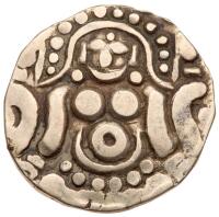 India: Gahadavalas of Kanauj. Electrum Gold Dramma