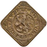 Belgium: Ghent. 2 Franken, 1915