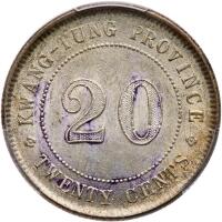 Chinese Provinces: Kwangtung. 20 Cents, Year 11 (1922)
