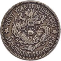 Chinese Provinces: Manchurian Provinces. 20 Cents, ND (1910) 1