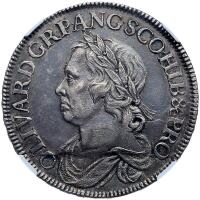 Great Britain. Crown, 1658 8 over 7
