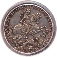 Hungary. Saint George Medallic Taler, c.1700 PCGS About Unc