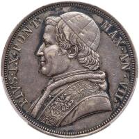 Italian States: Papal/Roman States. Scudo, 1853-R