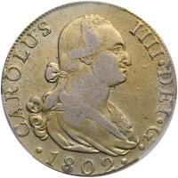 Spain. 8 Reales, 1802-FA (Madrid)