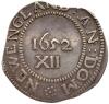 1652 Pine Tree Shilling. Large planchet, pellets at trunk. 68.6 grs - 2