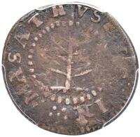 1652 Massachusetts Pine Tree Shilling Noe-20 Rarity-7 Small Planchet PCGS Genuin
