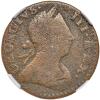 1776. Machin's Mills Copper Halfpenny. 'Georgivs' NGC Fine Details