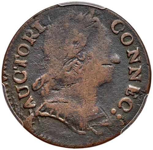 Connecticut 1785 Copper. Bust Right, Miller 4.3-A.2 PCGS VG10