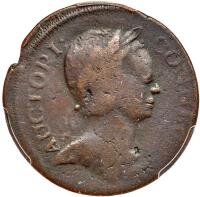 Connecticut 1785 Copper. Bust right, Roman Head, M 2-A.4