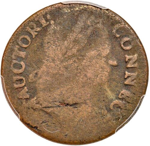Connecticut 1785 Copper. Bust Right, Miller 4.3-D PCGS G4