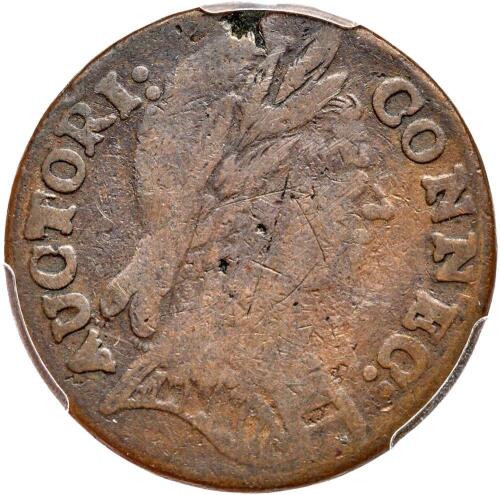 Connecticut 1785 Copper. Bust Right, Miller 4.4-C