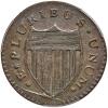 1787. New Jersey Copper. Double Coulter, M-Shaped Ears. Maris 6-D PCGS EF45 - 2