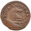 1787 New Jersey. Small planchet, Plain Shield