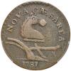 1787. New Jersey Copper. Camel Head. Maris 56-n