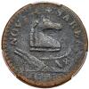 1787 New Jersey. Small planchet. Plain Shield