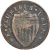 1787 New Jersey. Small planchet. Plain Shield - 2