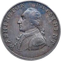 1793 Washington 1/2P. Ship Reverse, lettered Edge PCGS EF40 BN