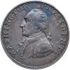 1793 Washington 1/2P. Ship Reverse, lettered Edge PCGS EF40 BN