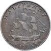 1793 Washington 1/2P. Ship Reverse, lettered Edge PCGS EF40 BN - 2