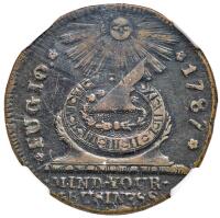 1787 Fugio Cent 4 Cinq P.R. 'States United' NGC XF