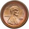 Worldwide. MINT ERROR. 1981 Lincoln Cent Two Piece Bonded Capped Die Set