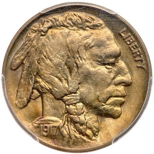 1917 Buffalo 5C PCGS MS64