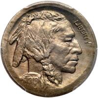 1919 MINT ERROR. Broadtstruck Out Of Collar