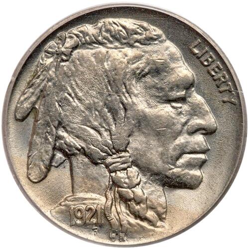 1921 Buffalo 5C PCGS MS64