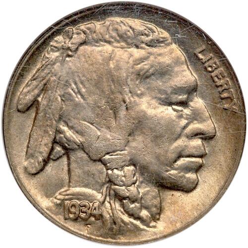 1934-D Buffalo 5C NGC MS64