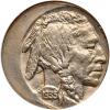 1935 MINT ERROR. Struck 20% off center @3:00