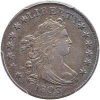 1803 Bust Dime 13 Star Reverse PCGS AU53