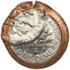 Worldwide. MINT ERROR. 1977-D Roosevelt Dime Double Struck Rev. Cap - 2