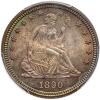 1890 Liberty Seated Quarter Dollar PCGS MS67