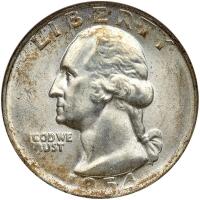 Worldwide. MINT ERROR. 1954-S Washington Quarter on an El Salvador 50&Acirc;&cent; Planchet