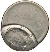 MINT ERROR. (ND) Kennedy (40% Silver) Half Dollar 60% Struck Off-Center & Brockage Obverse