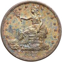 1877-S Trade $1 MS60 plus