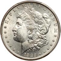 1882-CC Morgan Dollar PCGS MS63