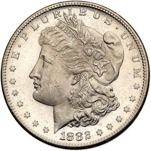 1882-S Morgan $1 MS63 DMPL