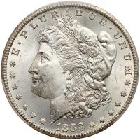 1883-CC Morgan Dollar PCGS MS64
