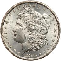 1883-CC Morgan Dollar PCGS MS63