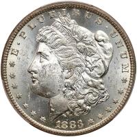 1883-CC Morgan Dollar PCGS MS62