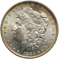 1883-O Morgan Dollar MS65