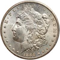 1884-CC Morgan Dollar PCGS MS63