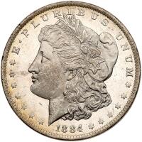 1884-O Morgan $1 MS63 DMPL