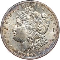 1897-S Morgan $1 MS60