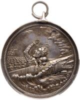 Life Saving Silver Medal Presented To George Fox 1857 PCGS MS61